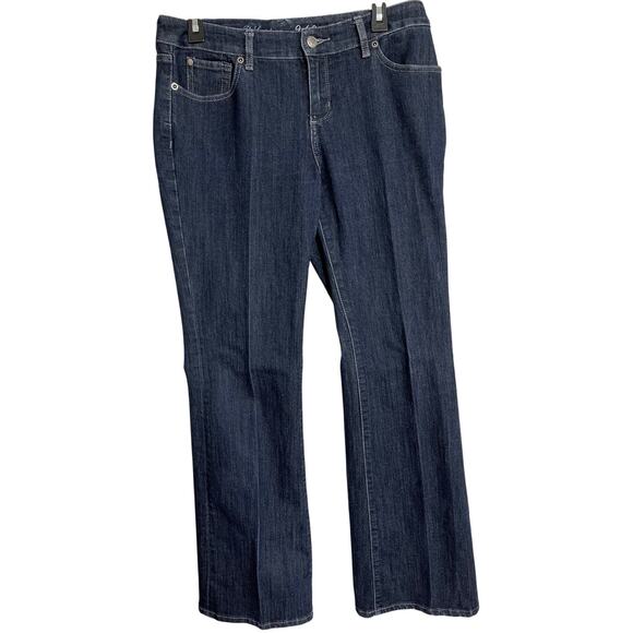 The Limited Womens Bootcut Jeans Size 8 Dark Wash Blue Denim Mid Rise Cotton - Picture 1 of 6